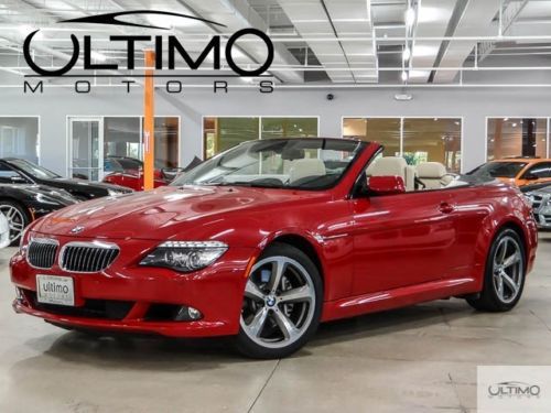 2009 bmw 650i convertible - 13k - sport pkg, active cruise control, hud, logic7