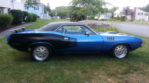1971 plymouth  cuda 383,4spd,n96 shaker car,with 2 fender tag and 2 build sheet