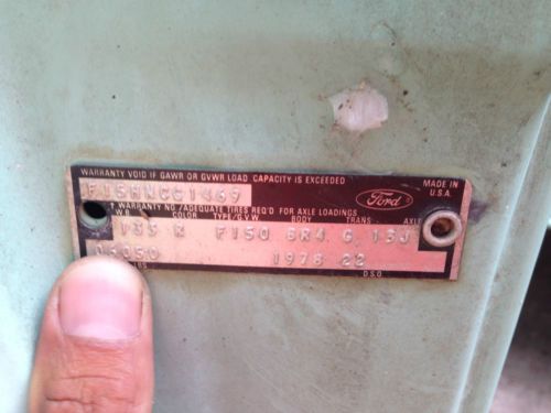1978 F-150 Long Bed Light Blue, image 14