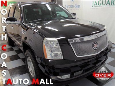 2007(07)escalade esv 4x4 black/black navi back up cam 3rd row seat xen save huge