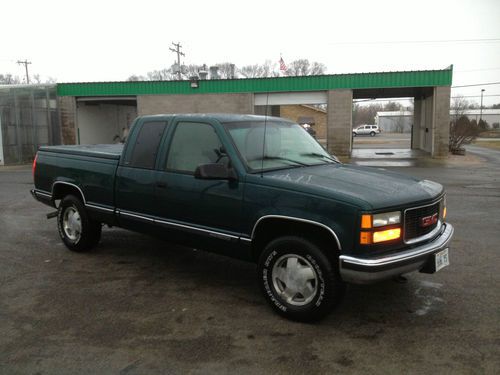 1996 gmc chevy sierra k 1500 sle 4wd ext cab pickup 5.7 l v8