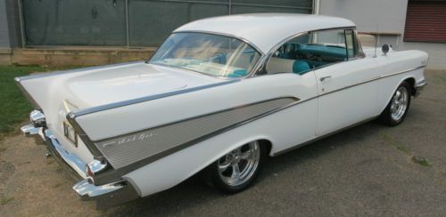 1957 chevy bel air 2 door hardtop coupe hot rod