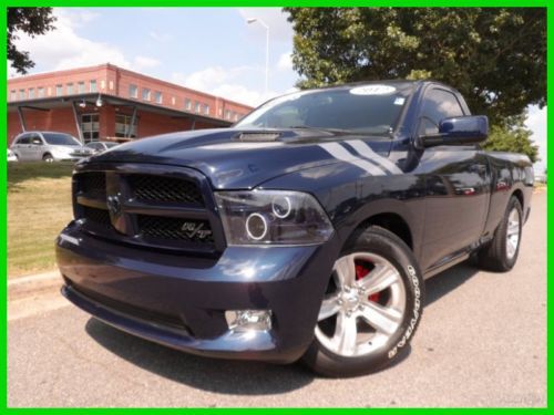 5.7l hemi v8 automatic leather navigation bedliner custom blue interior accents