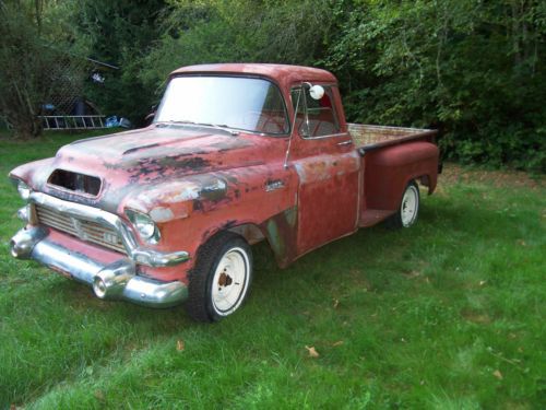 1957 gmc  deluxe trim like apache project
