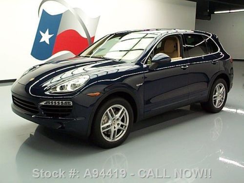 2011 porsche cayenne s hybrid awd sunroof nav only 25k texas direct auto