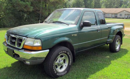 1999 ford ranger xlt extended cab  4x4  4wd  v6  auto    low miles!