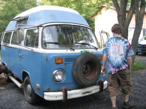 1973 volkswagen adventurewagen camper not westfalia