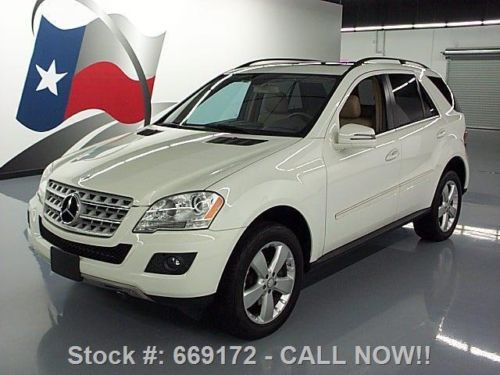 2011 mercedes-benz ml350 p1 sunroof nav rear cam 44k mi texas direct auto