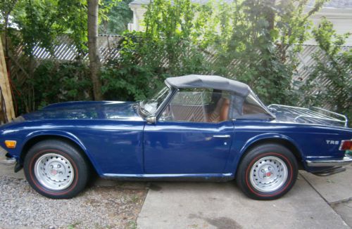 1972 triumph tr6      drivable project...good condition