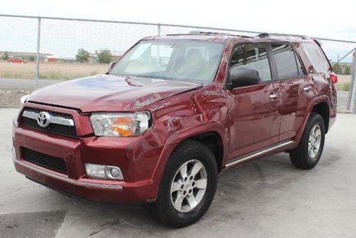 2011 toyota 4runner 4wd damaged salvage repairable fixer sporty runs! must see!!