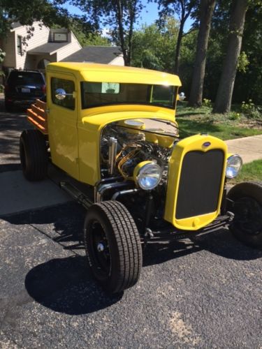 1932 ford steel body street rod custom pick up