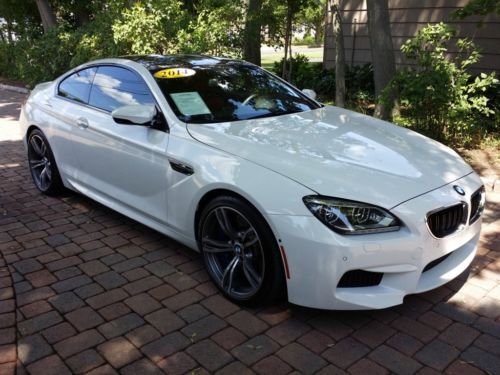 14 bmw m6 stunning!!! loaded 127k msrp!! white/red over 80 pics!! priced to sell