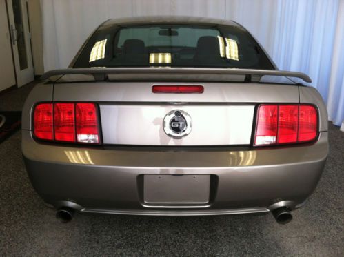 Gray 2 Door Black Leather Interior Manual Transmission Clean Carfax Guaranteed, image 2