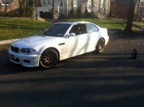 2004 bmw /// m3 coupe - alpine white - low miles - 37k