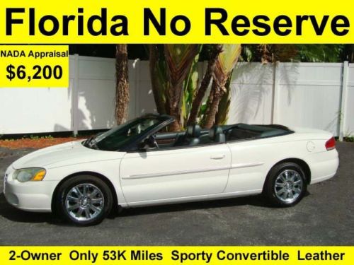 No reserve hi bid wins 2owner convertible leather serviced 26mpg only 53k miles