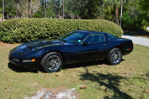 1996 chevrolet corvette coupe black 54k low miles coupe new wheels &amp; tires targa