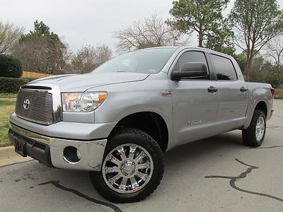 12 tundra crew max sr5 texas edition 4x4 lift 20 inch wheels 17k miles 1-owner