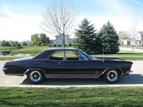 1965 buick riviera gran sport w/dual quads &amp; posi. immaculate! true gs!