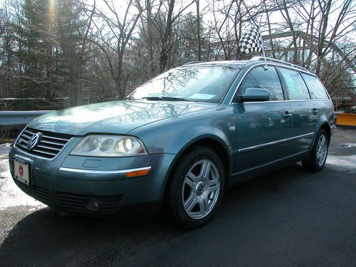 2003 volkswagen passat w8 wagon 4-door 4.0l 4-motion v8 leather rare auto awd