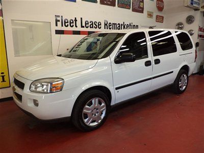 No reserve 2008 chevrolet uplander ls cargo, 1 owner off corp.lease