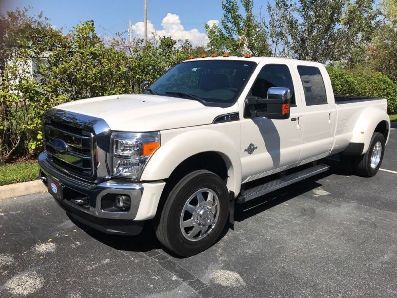 2016 ford f-350 platinum - white