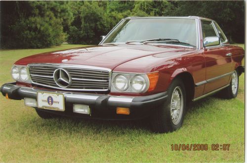 1985 mercedes-benz 380sl 2-door 2-top convertible restored