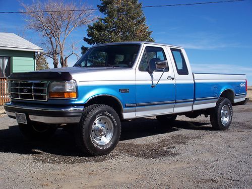 1992 ford f-250 xlt lariat extended cab pickup 2-door 7.5l 93k!!!!