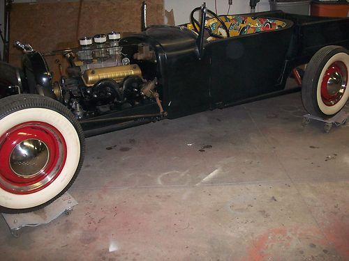 1927 model t roadster pickup truck rat rod hot rod project ford y block tripower