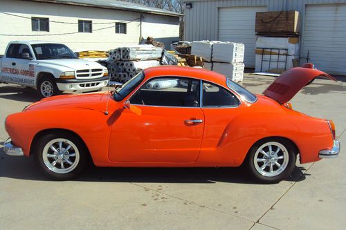 1973 volkswagen karmann ghia base1600.rebuilt show con.