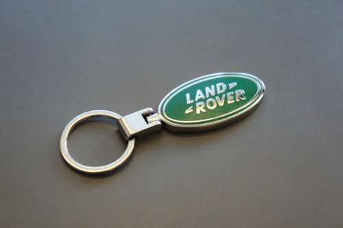 NIB Genuine Land Rover Basic Classic Logo Stainless Steel keychain Dealership, US $15.00, image 4