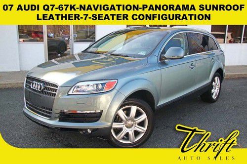 07 audi q7-67k-navigation-panorama sunroof-leather-7-seater configuration