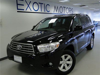 2010 highlander se! rear-cam leather heated-sts 3rd-row moonroof only 6kmiles!!