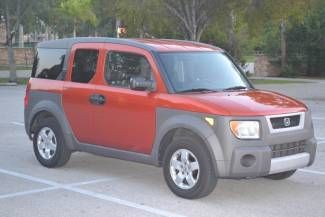 2003 honda element ex, orange, 1-owner, no reserve