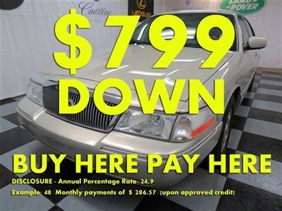 2003(03)grand marquis ls we finance bad credit! buy here pay here low down $799