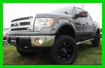 2013 ford f-150 crew xlt leather 6" lift 4x4