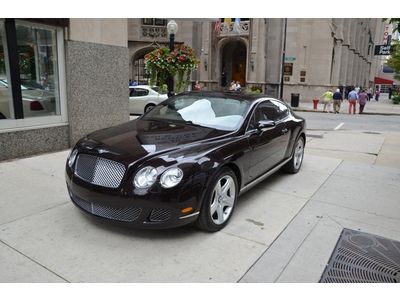 2008 bentley gt.  black velvet with portland.