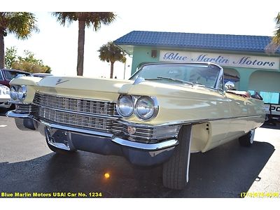 1963 cadillac convertible deville 700r automatic 403hp 415ci