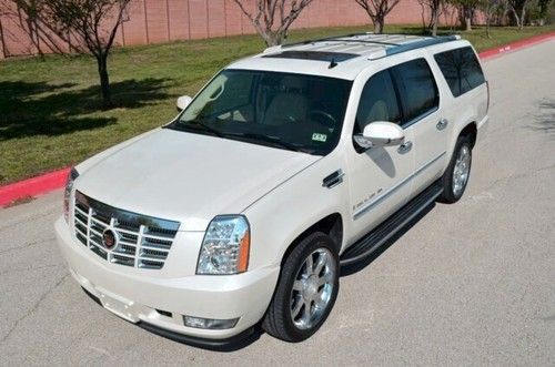 Texas 1-owner esv awd *diamond white* super clean platinum loaded only 65k miles