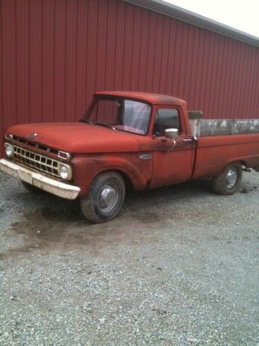 1965 ford f250 v8 4 speed truck rat rod hot rod relic sleeper all original