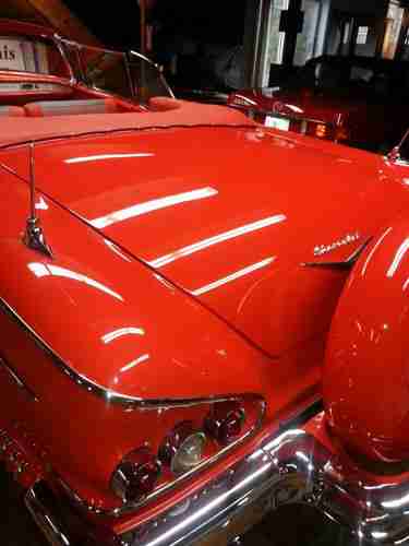Chevrolet Impala Convertible 1958 Rio Red with the 348 frame off restored, US $84,995.00, image 15