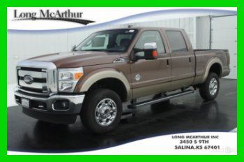 12 lariat! crew cab! 6.7 v8 diesel! 4x4! leather! sync! sat radio! msrp $57,070