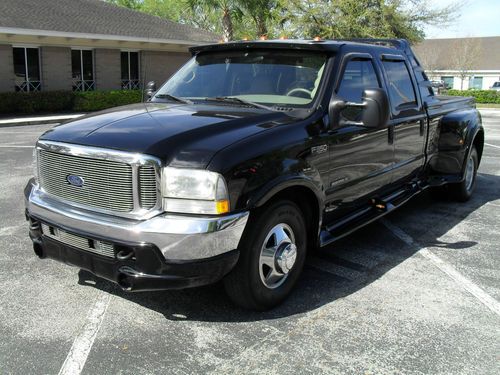 2002 ford f-350 super duty lariat crew cab pickup 4-door 7.3l