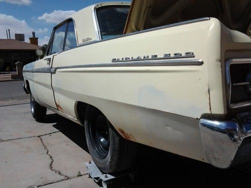 1965 fairlane 500 sports coupe, 2dr hard top, restoration project "no reserve"