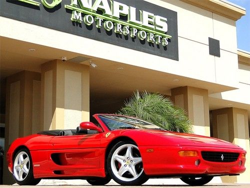 1999 ferrari 355 spider f1 2-door convertible 8k miles