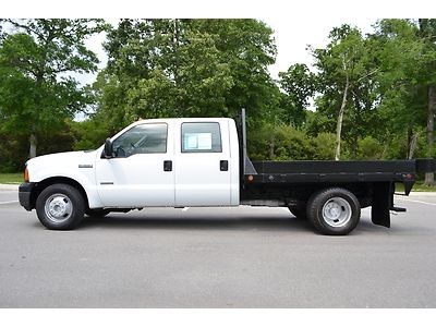 2006 ford f-350 crew cab xl diesel 9ft. flatbed