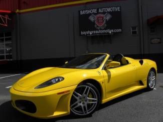 F430*spider*f-1*daytona seats*sheilds*yellow stich/calipers*we finance*carfax*fl