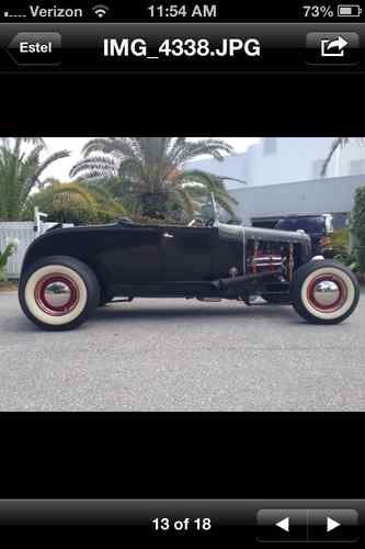 Hot rod 1928 fiberglass body 350 v8 elbrock brand news inside runs and look amaz