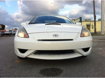 White toyota celica rear spoiler low miles cd moonroof one owner