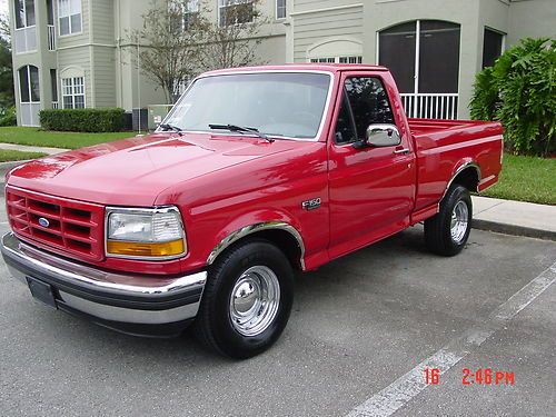 1992 ford f-150 custom short box, 100% restored.