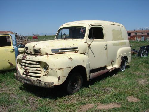 49 ford f-1 panel delivery truck hot rod / rat rod / project truck rare